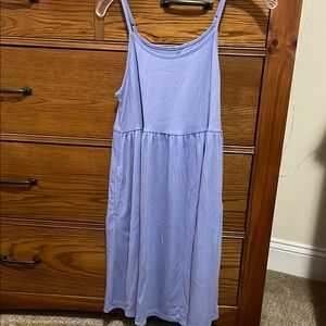 Light Purple Sleeveless Dress